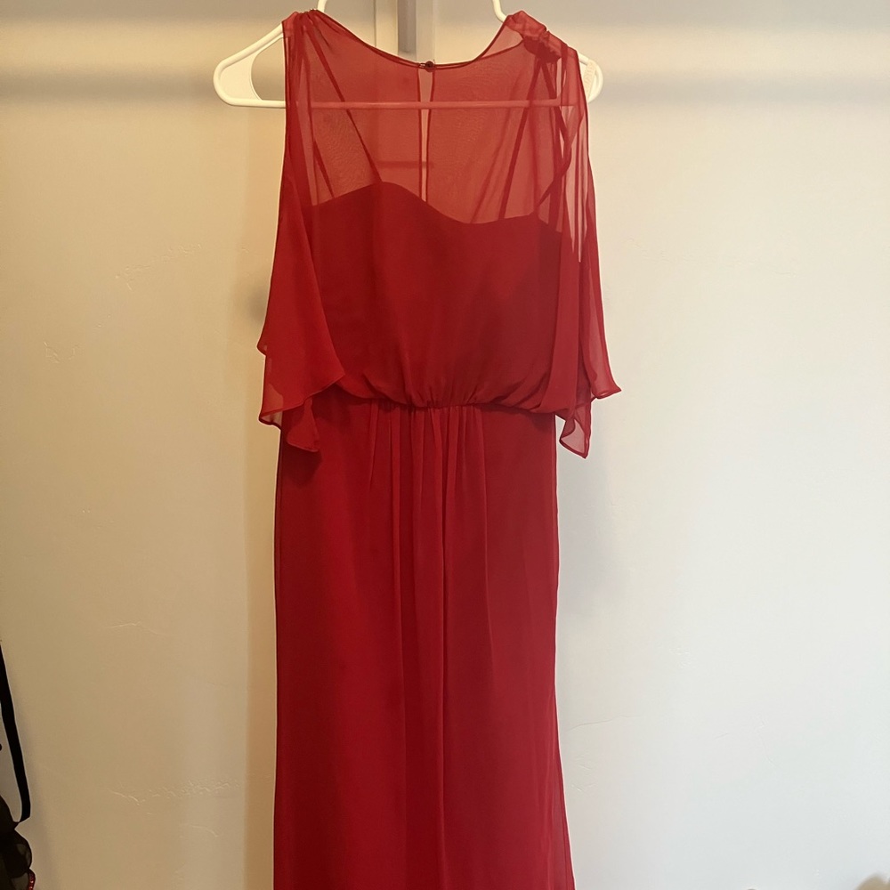 David’s bridal size 4 red dress